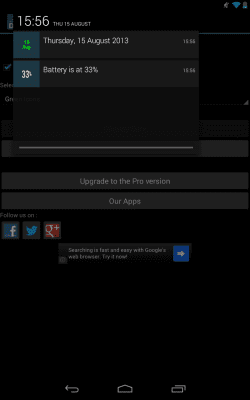 Screenshot of the application Calendar Day In Status Bar - #5
