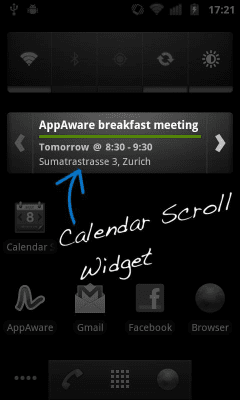 Screenshot of the application Calendar Widget - Lite - #1