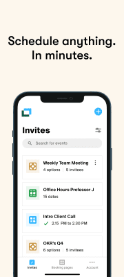 Screenshot of the application Doodle - scheduling meetings - #1