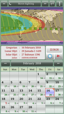 Screenshot of the application Sun & Moon Calendar - #8