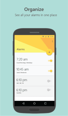 Screenshot of the application Mimicker Alarm - #1