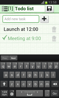 Screenshot of the application List of cases - #3