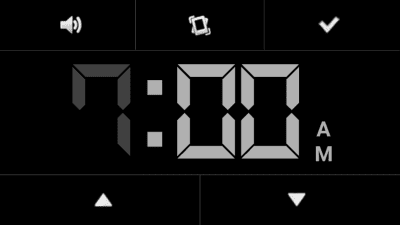Screenshot of the application Digital Clock - #6