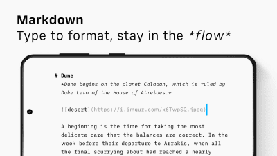 Screenshot of the application iA Writer: The Markdown Writing App - #4
