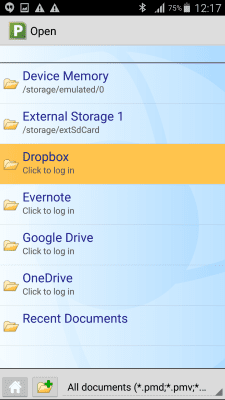 Screenshot of the application FREE Office: PlanMaker Mobile - #3