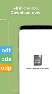 Screenshot of the application OpenDocument Reader - #5