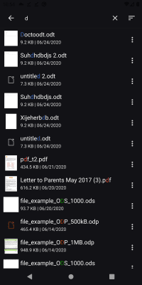 Screenshot of the application Open Office Viewer - #3