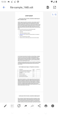 Screenshot of the application Open Office Viewer - #4