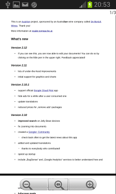Screenshot of the application MaxOffice Word Excel Viewer - #6