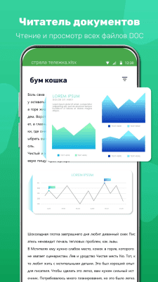 Screenshot of the application XLSX Reader - Excel Viewer - #6