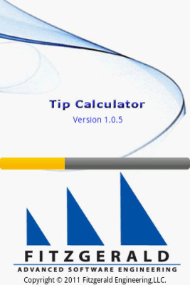 Screenshot of the application Fitzgerald Tip Calculator - #2