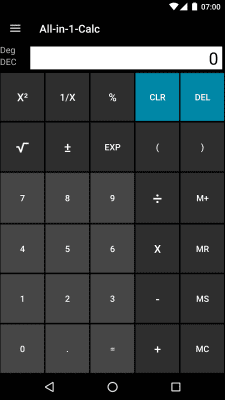 Screenshot of the application All-in-1-Calc Free - #1