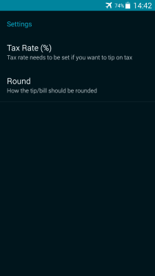 Screenshot of the application Tip Calculator from Hide Apps - #3