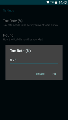 Screenshot of the application Tip Calculator from Hide Apps - #4