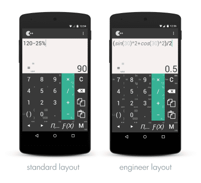 Screenshot of the application Calculator++ - #1