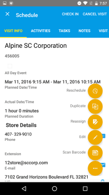 Screenshot of the application SAP Retail Execution - #3