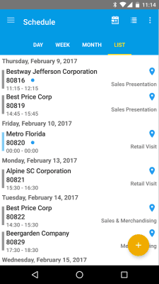 Screenshot of the application SAP Retail Execution - #6