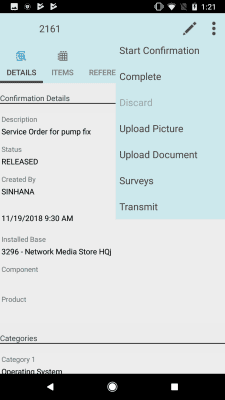 Screenshot of the application SAP CRM Service Manager - #4