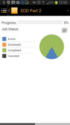Screenshot of the application SAP Job Progress Monitor - #2