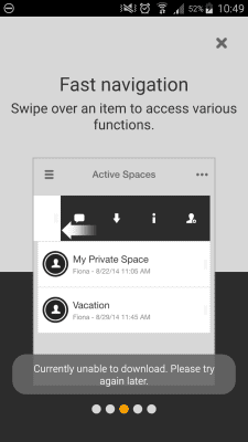 Screenshot of the application TeamDrive SecureOffice - #4