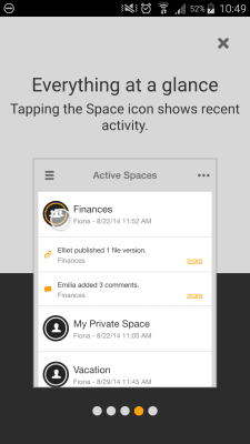 Screenshot of the application TeamDrive SecureOffice - #5