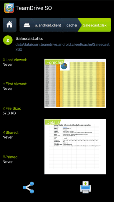 Screenshot of the application TeamDrive SecureOffice - #7