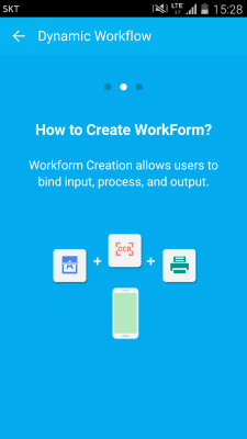 Screenshot of the application Dynamic Workflow Mobile - #1