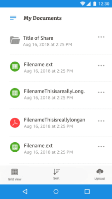 Screenshot of the application Amazon WorkDocs - #3