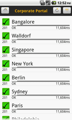 Screenshot of the application SAP User Experience Monitor - #3