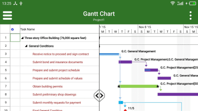 Screenshot of the application gProjectViewer - #1