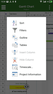 Screenshot of the application gProjectViewer - #3
