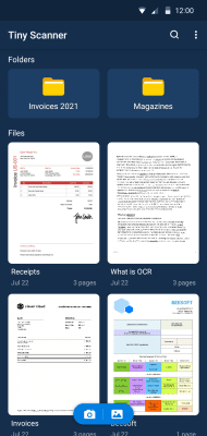 Screenshot of the application Tiny Scanner : Scan Doc to PDF - #7