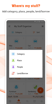 Screenshot of the application My Stuff Organizer - #2