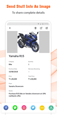Screenshot of the application My Stuff Organizer - #8