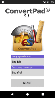 Screenshot of the application ConvertPad - #1