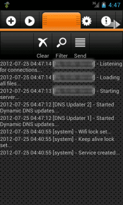 Screenshot of the application DLNA Server - #6
