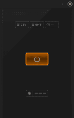 Screenshot of the application Flashlight - Tiny Flashlight - #6
