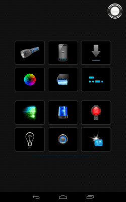 Screenshot of the application Flashlight - Tiny Flashlight - #7