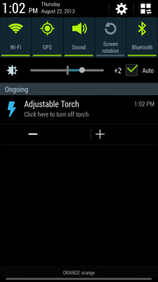 Screenshot of the application Adjustable Torch [ROOT] - #2