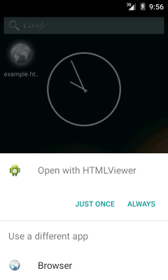 Screenshot of the application Open in Browser - #6