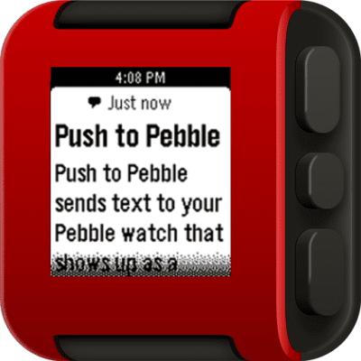 Screenshot of the application Push to Pebble - #2