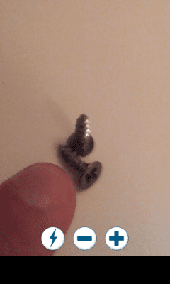 Screenshot of the application magnifying glass with light - #3