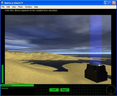 Screenshot of the application MysteryIsland II - #3