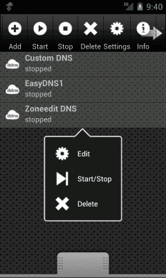 Screenshot of the application Dynamic DNS Update - #1