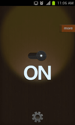 Screenshot of the application Flashlight Mini - #1