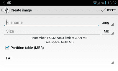Screenshot of the application DriveDroid - #3