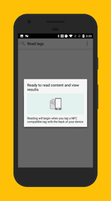 Screenshot of the application NFC TagWriter by NXP - #5