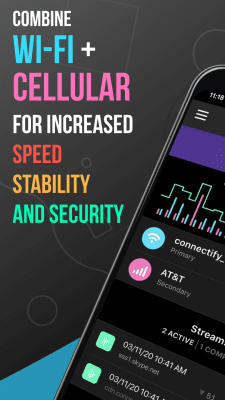 Screenshot of the application Speedify for Android - #1