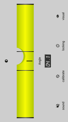 Screenshot of the application Bubble level - #5