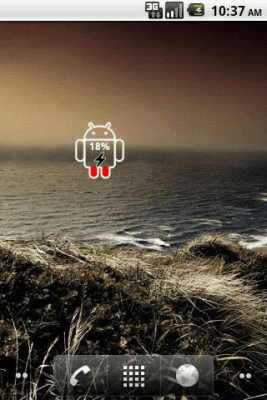 Screenshot of the application Pink Android Battery - #3